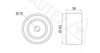 OPEL 5636428 Deflection/Guide Pulley, timing belt